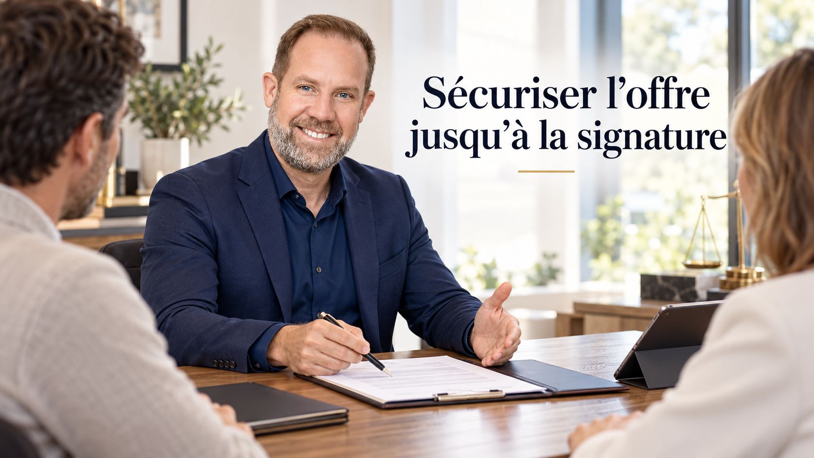 Sécuriser l'offre jusqu'à la signature chez le notaire