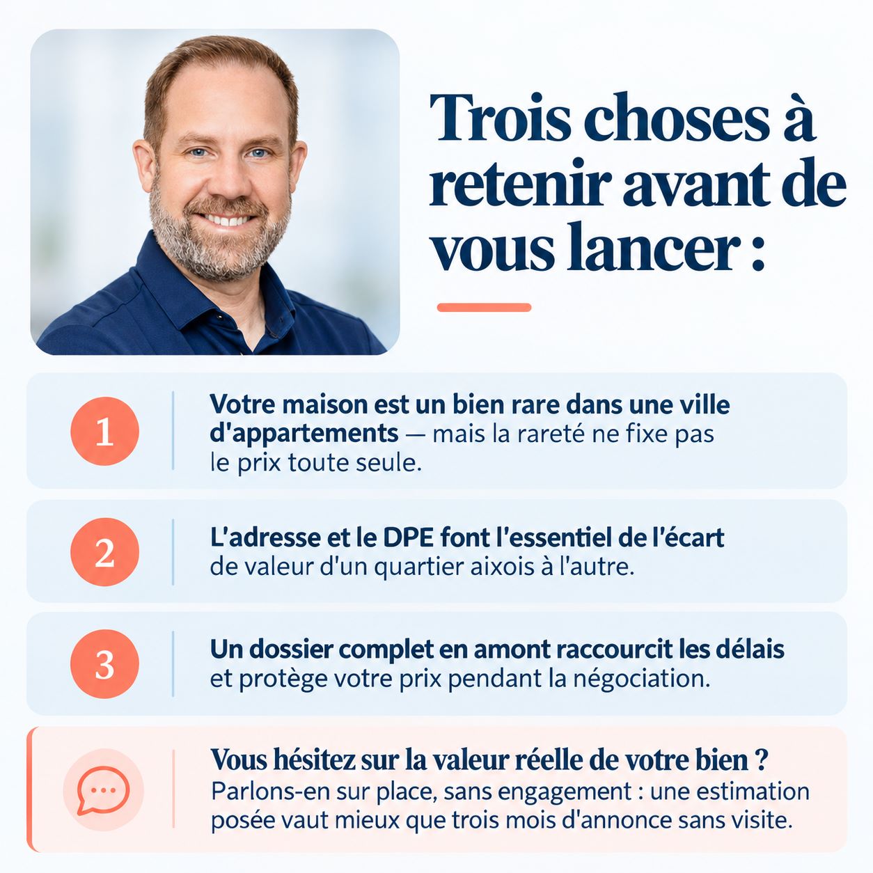 Infographie : les étapes pour vendre sa maison à Aix-les-Bains